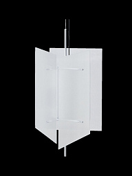 1104272133 Ferm Living Oeste подвесной светильник с прямоугольным стеклянным корпусом из прозрачного стекла