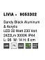 9053302 LIVIA Novaluce светильник для ванной комнаты LED 30W 230V 2422Lm 3000K IP44