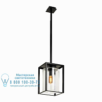 Dome Ceiling lamp (long) coated aluminium & handmade glass КУПОЛ ПОТОЛОК ДЛИННЫЙ - АЛЮМИНИЙ ПОРОШКОВОЕ ПОКРЫТИЕ ЧЕРНЫЙ/ПРОЗРАЧНОЕ СТЕКЛО Royal Botania