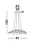 9848138 NARVI Novaluce светильник LED 83W 230V 4000Lm 3000K IP20