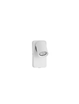 Sandy White Aluminium LED GU10 1x10 Watt 100-240Volt IP20 Switch On/Off Bulb Excluded D:11 W:3 H: 16 cm