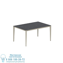 СТОЛ U-NITE ГРИБ 150X100СМ С КЕРАМИЧЕСКОЙ СТОЛЕШНИЦЕЙ NERO MARQUINA Royal Botania