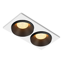 Потолочные светодиодные светильники Led technology CITY L 22.30 W 2FW NO DIM черный + белый