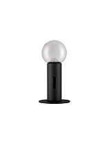 Sensor Dimmable Black Aluminium & Steel Fingerprint Resistant Paint LED 11 Watt 220-240 Volt 797Lm 3000K IP20 D: 15 H: 30 cm