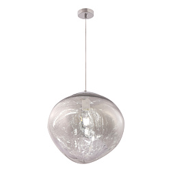 MALAGA SP1 D360 CHROME Crystal Lux MALAGA подвесной светильник с прозрачным стеклянным плафоном хромового оттенка