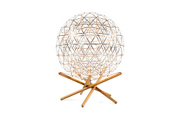 8718282359991 Moooi Raimond напольный торшер на перекрещенных опорах с ажурным шарообразным плафоном