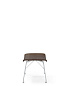 04919SC Kartell Smart Wood Collection Пуф для ног S/Wood, темное дерево / хром — фото 2