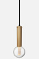 Hubble 22 Brushed Brass Globen Lighting подвесной светильник — фото 3
