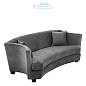 111392 Sofa Giulietta 3 seat granite grey Eichholtz