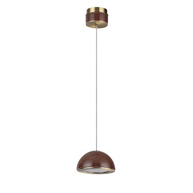 Подвесной светильник Odeon Light Lulu 5453/6LA, коричневая керамика