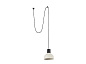 68604-65 KOMBO BEIGE PENDANT LAMP WITH PLUG ø200 1X E27 подвесной светильник Faro barcelona