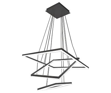 Подвесной светильник Kink Light Альтис черный 08201,19(4000K)
