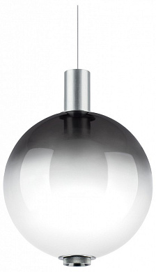 подвесной светильник с белым плафоном и золотой деталью