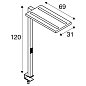 Настольная лампа SLV WORKLIGHT TL, 79 Вт, 4000 K, сенсорное диммирование, датчик движения — фото 8