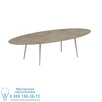 STYLETTO STANDARD ОБЕДЕННЫЙ СТОЛ 320X140CM ГРИБНЫЕ НОЖКИ КЕРАМИЧЕСКАЯ СТОЛ TERRA SABBIA Royal Botania