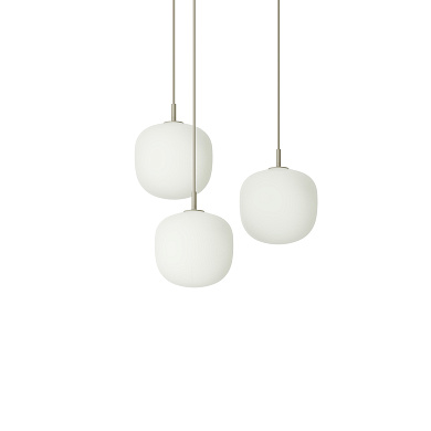 Rime Pendant Cluster подвесной светильник Muuto White / Grey - Ø 18 cm RIMCS18A0103