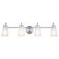 Erma 28" 4 Light Vanity Light Brushed Nickel настенный светильник 55127NI Kichler — фото 2