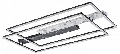 10250/2LED Escada Slab потолочный светильник, 205Вт, 3000-6400K, 7418лм, черный