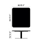 Flash Table Square Brass Tom Dixon, стол — фото 1