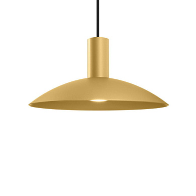 подвесной светильник куполообразный золотой