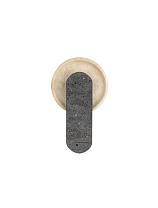 Natural & Black Travertine LED 10Watt 220-240Volt 881Lm IP20 3000K D:22 W:11 H:37.5 cm