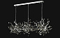 1861/209 GARDEN Crystal lux Светильник подвесной 9х8W G9 LED Хром