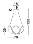 9348051 APUS Novaluce светильник LED 50Вт 220-240В 1800Lm 3000K IP20