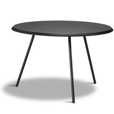 Soround coffee table Black ash O75xH49  Woud, кофейный столик