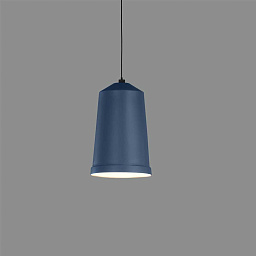 C390912BAZ ACB Iluminacion Bali подвесной светильник синего цвета с конусным плафоном
