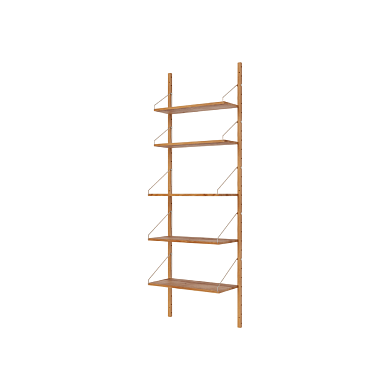 стеллаж дубовый 185×60
