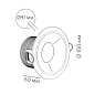 Встраиваемый светильник SFERA R 11.30 W NO DIM Led Techology — фото 1