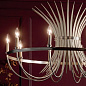 Baile 10 Light Chandelier Greige and Brushed Nickel люстра 52459NI Kichler — фото 1