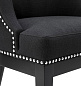 110747 Dining Chair Boca Grande panama black стул Eichholtz