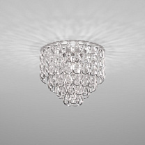 МИНИ-ПОТОЛОЧНЫЙ СВЕТИЛЬНИК 50 КРИСТАЛЛ СЕРЕБРИСТЫЙ ГЛЯНЦЕВЫЙ ХРОМ E27 CE