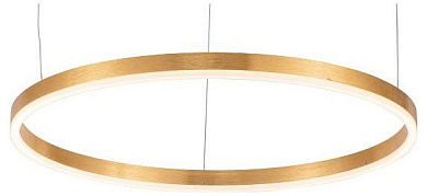 подвесной светильник с двумя кольцами бронза