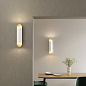 1481018 Ako 600 Phase Astro lighting настенный светильник матовый белый / золото — фото 4