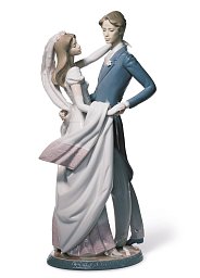 Фарфоровая статуэтка танцующей пары I Love You Truly Lladro 01001528