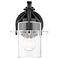 Everett 9.25" 1 Light Wall Sconce Black настенный светильник 55077BK Kichler