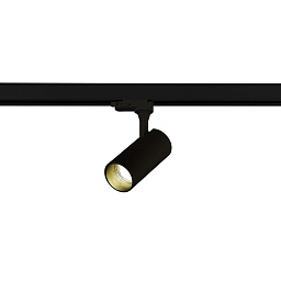 ST383.496.10 ST-Luce Treys трековый прожектор на штанге с цилиндрическим корпусом чёрного цвета однофазный