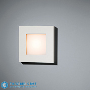 Doze square wall LED 2600K Tre dim black struc Modular