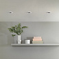 1434004 Pinhole Slimline Square Adjustable Fire-Rated Astro lighting регулируемый встраиваемый светильник матовый белый — фото 1