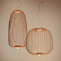 FN2640071ML_80 Foscarini Spokes 1 SP LED подвесной светильник в клетке медь — фото 8