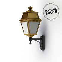 Avenue 2 N° 7; Opal PMMA Built-in LED 2700°K warm white 13W; Raw brass