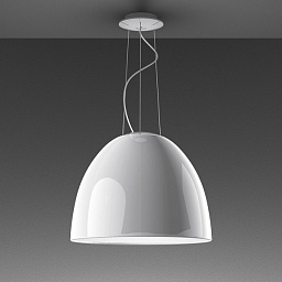 Nur Gloss SP Artemide Nur подвесной светильник с округлым плафоном и гладкой поверхностью