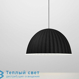 подвесной потолочный светильник с крупным рифлёным плафоном