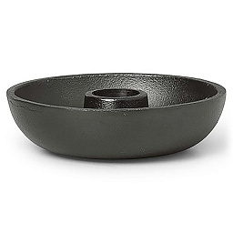1104264508 Ferm Living Bowl подсвечник алюминиевый черный
