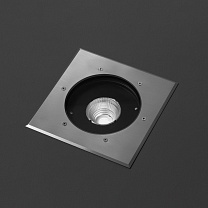 грунтовый светильник с асимметричным оптическим модулем