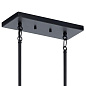 Armand 42.75" 12 Light Linear Chandelier Black and Bronze люстра 52350BK Kichler — фото 6