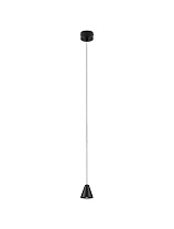 Sandy Black Aluminium LED 5Watt 220-240Volt 371Lm IP20 3000K D:6 H:191 cm