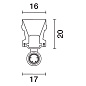 E435 Underscore InOut iGuzzini Top-Bend 16mm version - Neutral white Led - 24Vdc - L=604mm — фото 1